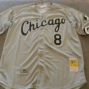 Brand NEW Chicago White Sox Jersey #8 Bo Jackson Men's Size Large Gray